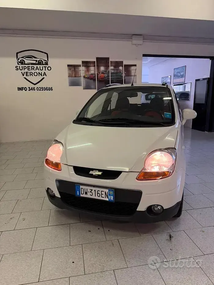 Usata Chevrolet Matiz SX 67 CV (49 kW) 2009 Bianco Utilitaria