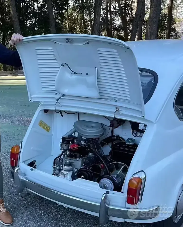 Usata Fiat 600 1960 Bianco Utilitaria