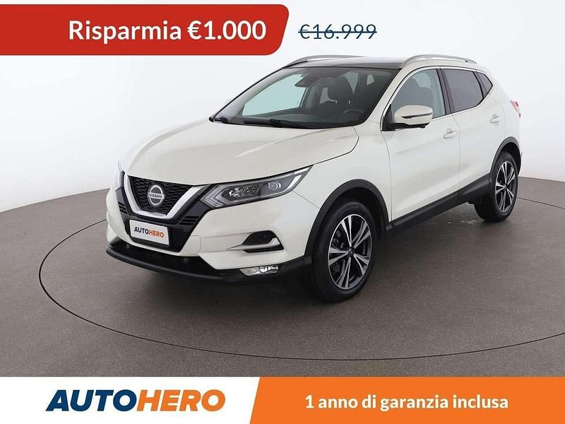 Bianco Usata 2018 Nissan Qashqai N-Connecta SUV | 16.499 € (Buon prezzo) - Immagine 1/3