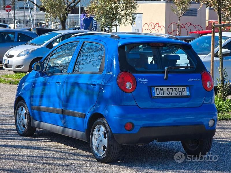 Usata Chevrolet Matiz SX 67 CV (49 kW) 2008 Blu/azzurro Utilitaria