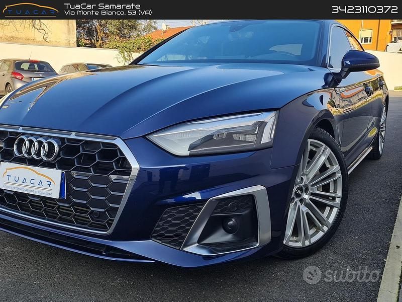 Usata Audi A5 Sport 231 CV (169 kW) 2020 Blu Coupé