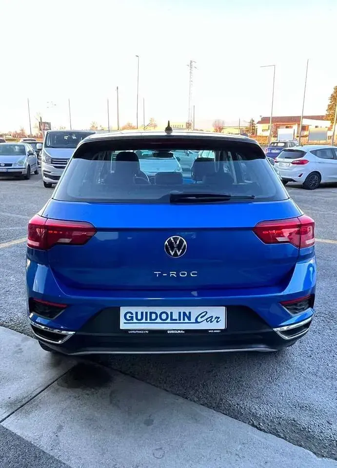 Usata VW T-Roc Style 110 CV (80 kW) 2021 Blu/azzurro SUV