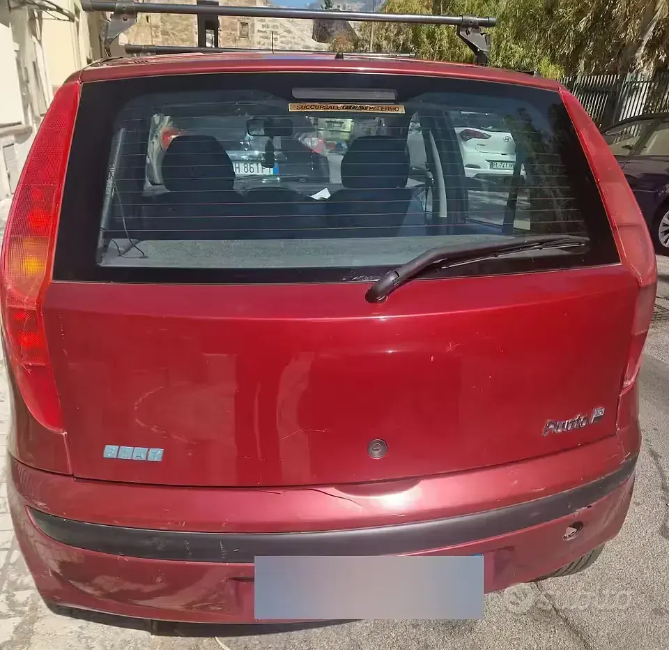Usata Fiat Punto 80 CV (58 kW) 2000 Rosso Utilitaria