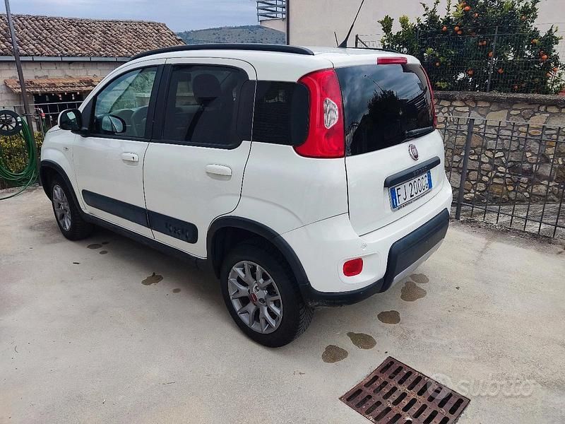 Usata Fiat Panda 4x4 S 95 CV (69 kW) 2016 Bianco Utilitaria