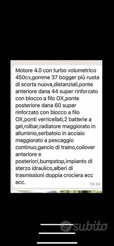 Usata Jeep Wrangler 1997 SUV