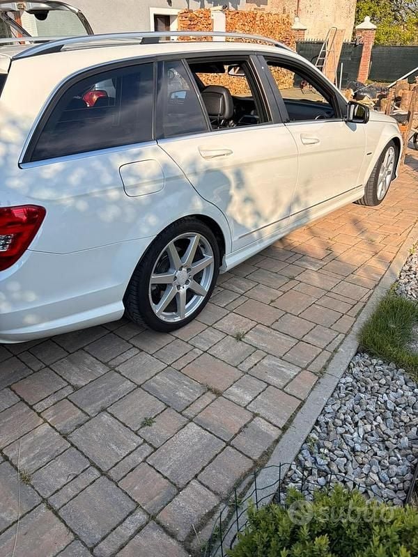 Usata Mercedes C250 Avantgarde 204 CV (150 kW) 2012 Bianco Station wagon