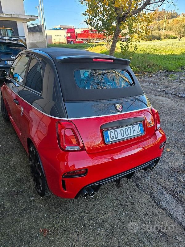 Usata Abarth 595C Competizione 180 CV (132 kW) 2020 Rosso Cabrio