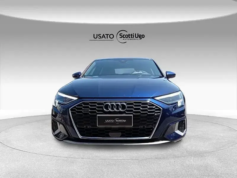 Usata Audi A3 Sportback Advanced 200 CV (147 kW) 2023 Blu Utilitaria