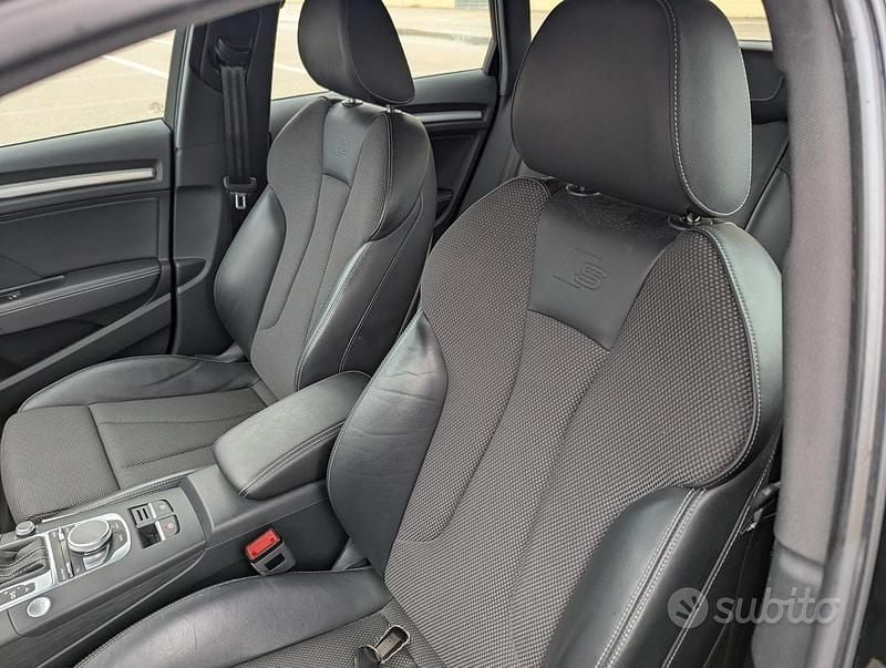 Usata Audi A3 S-Line 150 CV (110 kW) 2018 Nero Berlina