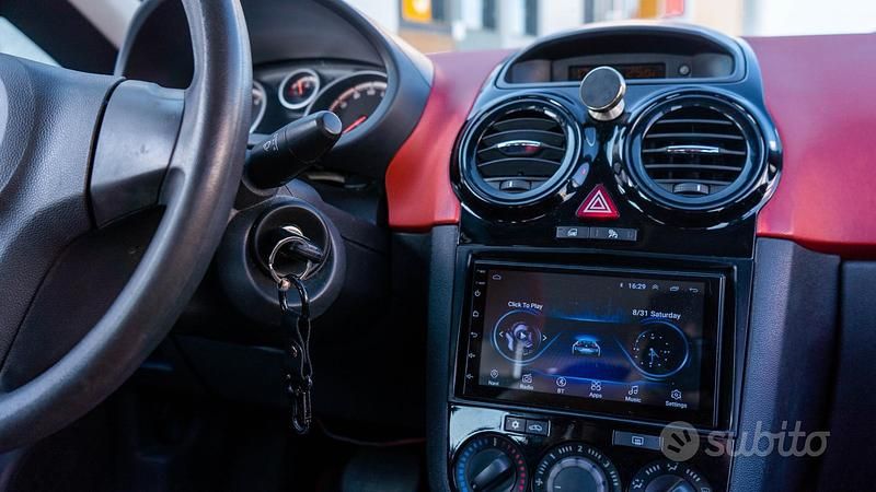 Usata Opel Corsa Enjoy 80 CV (58 kW) 2007 Nero Berlina