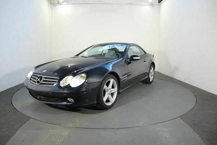 Usata Mercedes SL350 245 CV (180 kW) 2003 Nero Cabrio
