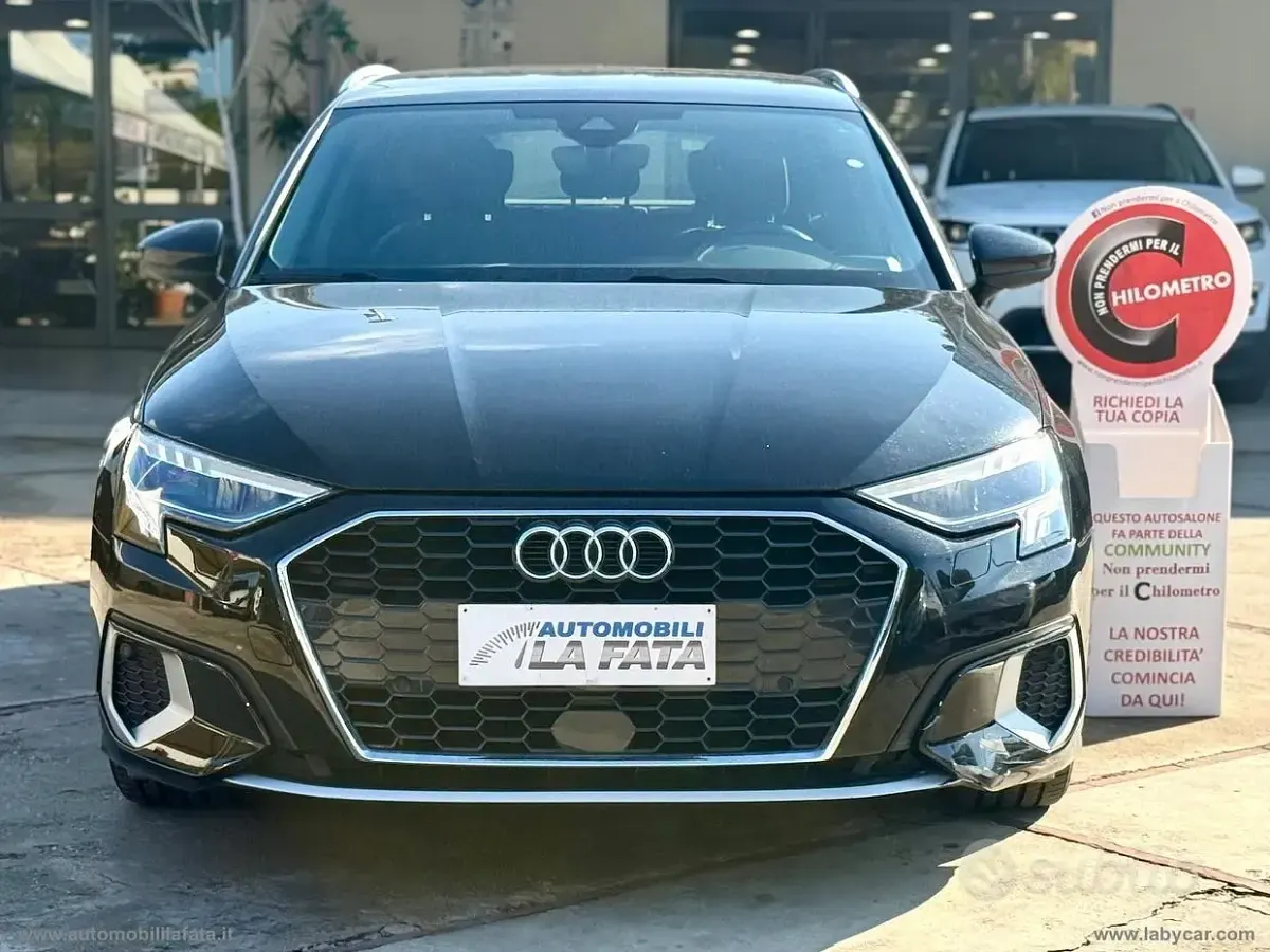 Usata Audi A3 Advanced 116 CV (85 kW) 2020 Nero Berlina