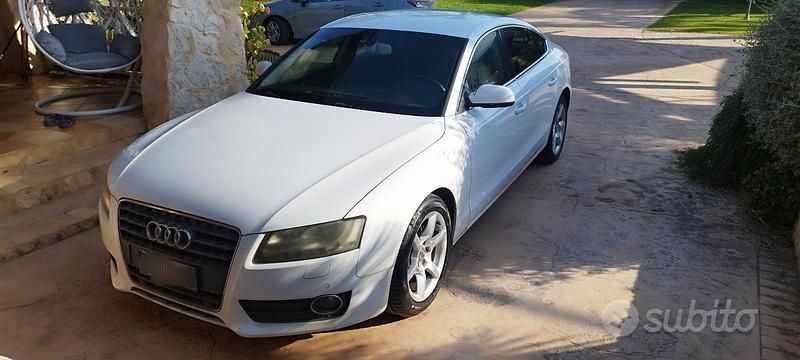 Usata Audi A5 170 CV (125 kW) 2010 Bianco Coupé