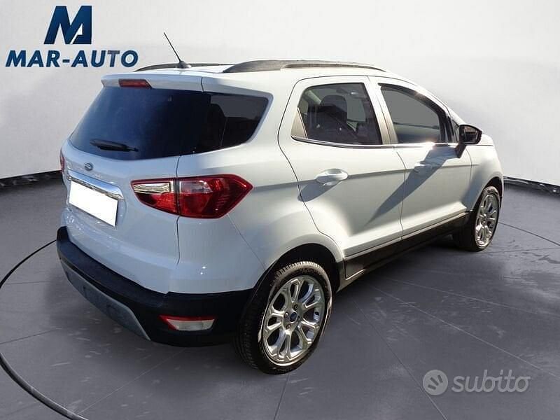 Usata Ford Ecosport Titanium 125 CV (91 kW) 2021 Bianco SUV