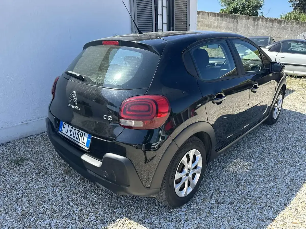 Usata Citroën C3 PureTech 82 CV (60 kW) 2017 Nero Berlina