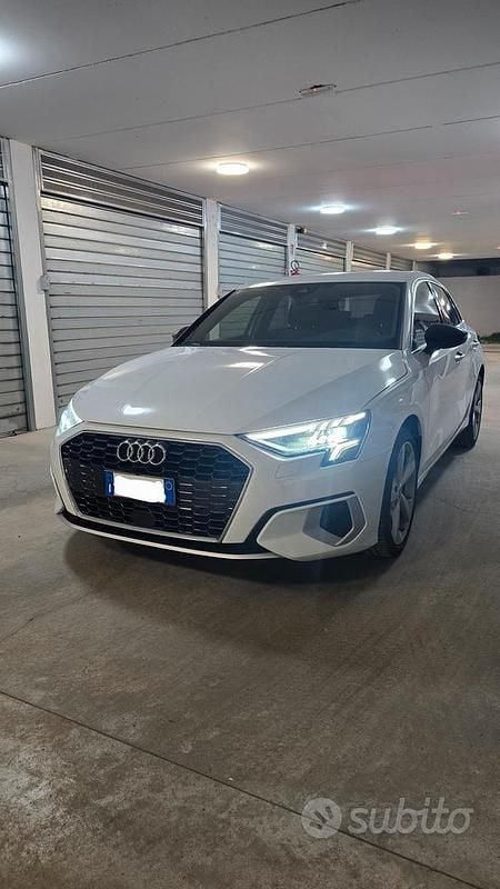 Usata Audi A3 Advanced 116 CV (85 kW) 2020 Bianco Berlina