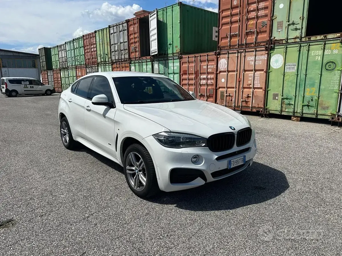 Usata BMW X6 M Sport 249 CV (183 kW) 2017 Bianco SUV