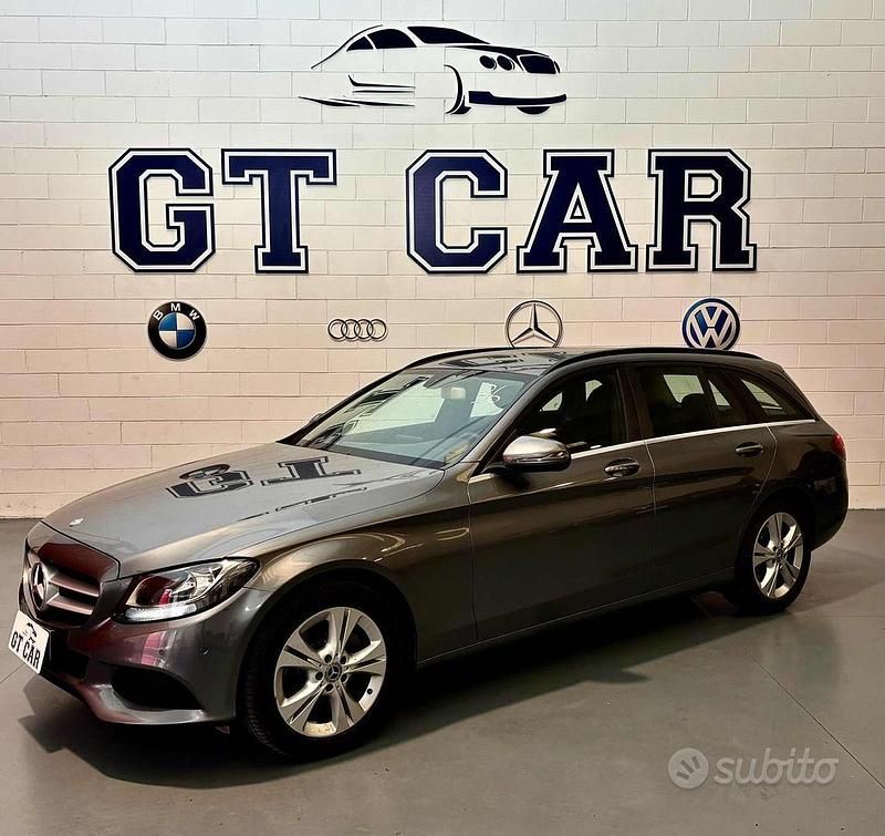 Usata Mercedes C200 Business 136 CV (100 kW) 2017 Grigio Station wagon