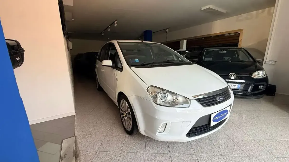 Usata Ford C-MAX Titanium 145 CV (106 kW) 2009 Bianco Monovolume