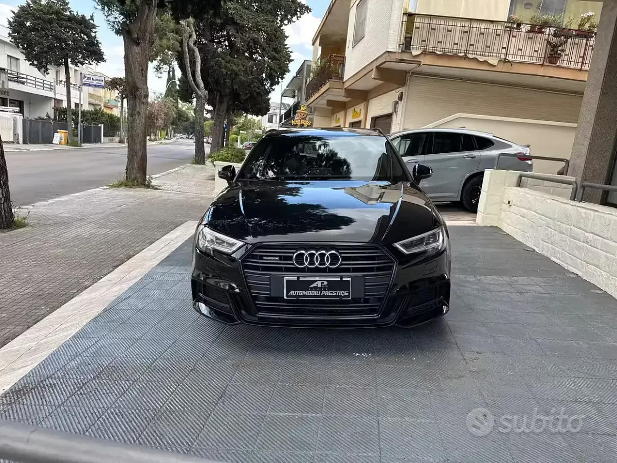 Usata Audi A3 Ambiente 184 CV (135 kW) 2017 Nero Berlina