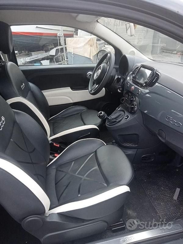 Usata Fiat 500 85 CV (62 kW) 2016 Grigio Utilitaria