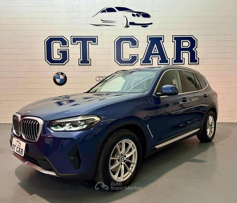 Usata BMW X3 190 CV (139 kW) 2022 Blu SUV