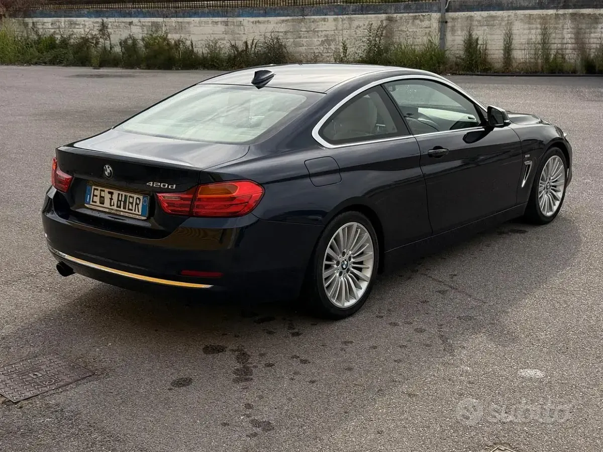 Usata BMW 420 Coupé Luxury Line 184 CV (135 kW) 2013 Bluazzurro Coupé