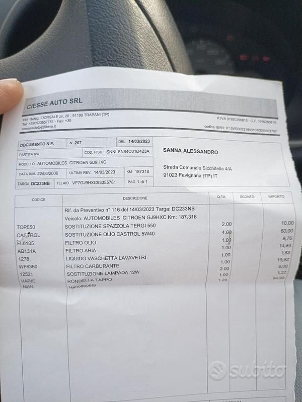 Usata Citroën Berlingo 2006 Monovolume