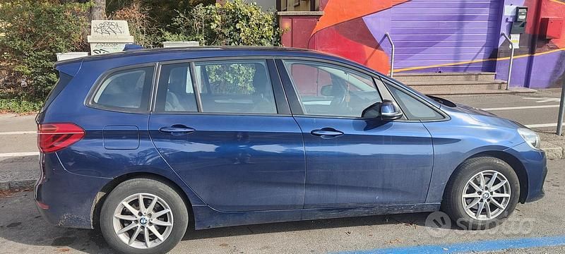 Usata BMW 216 Gran Tourer 116 CV (85 kW) 2018 Blu Monovolume