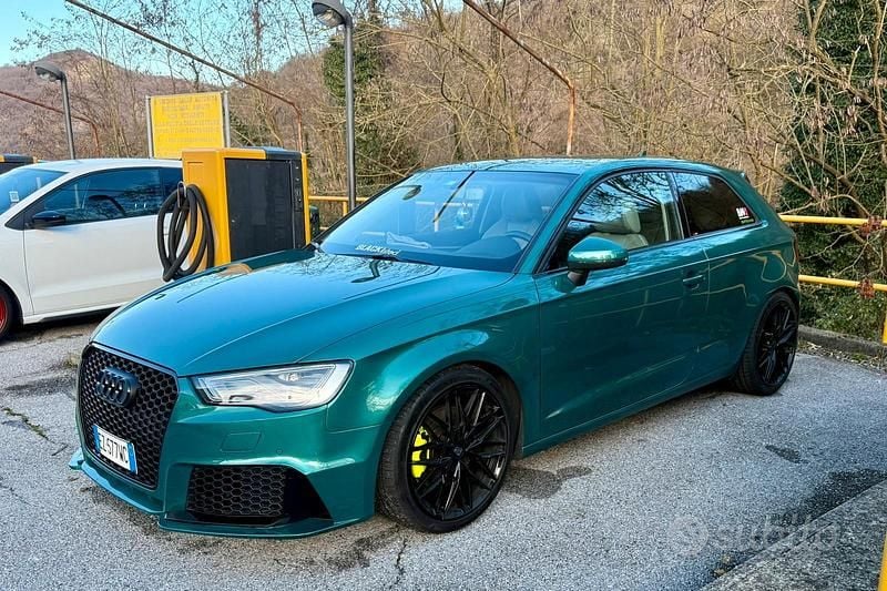 Usata Audi A3 180 CV (132 kW) 2015 Verde Berlina