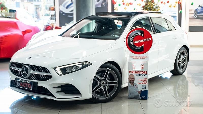 Usata Mercedes A180 Premium Plus 116 CV (85 kW) 2018 Bianco Berlina