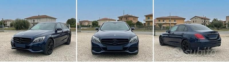 Usata Mercedes C220 Premium Plus 170 CV (125 kW) 2018 Blu Berlina
