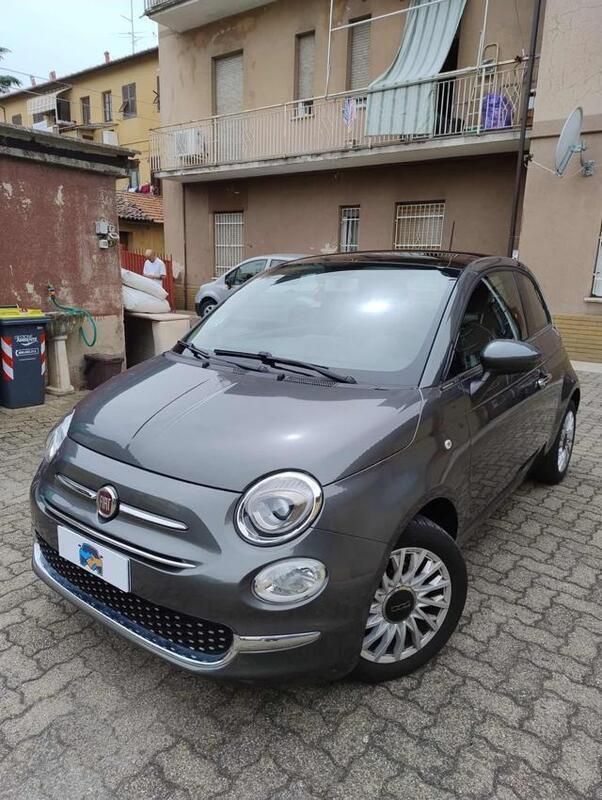 Usata Fiat 500 Lounge 69 CV (50 kW) 2017 Grigio Utilitaria