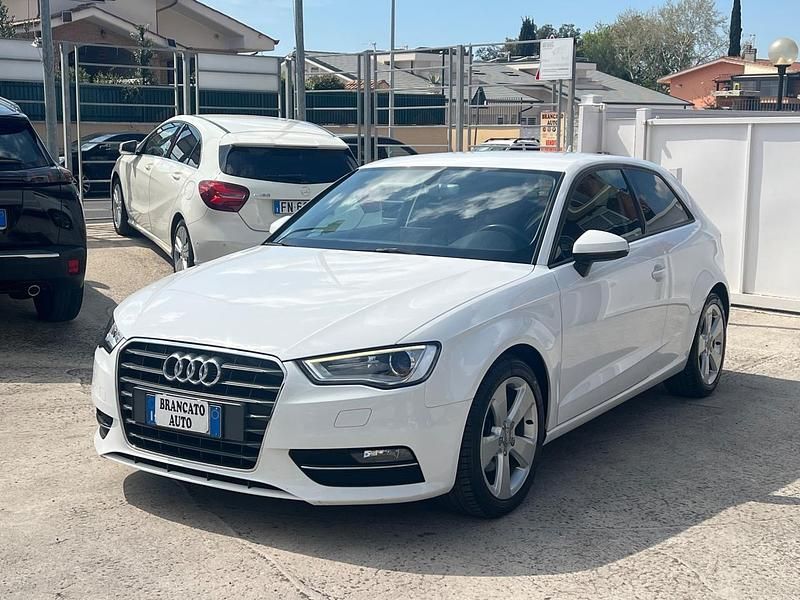 Usata Audi A3 Ambition 125 CV (91 kW) 2015 Bianco Berlina