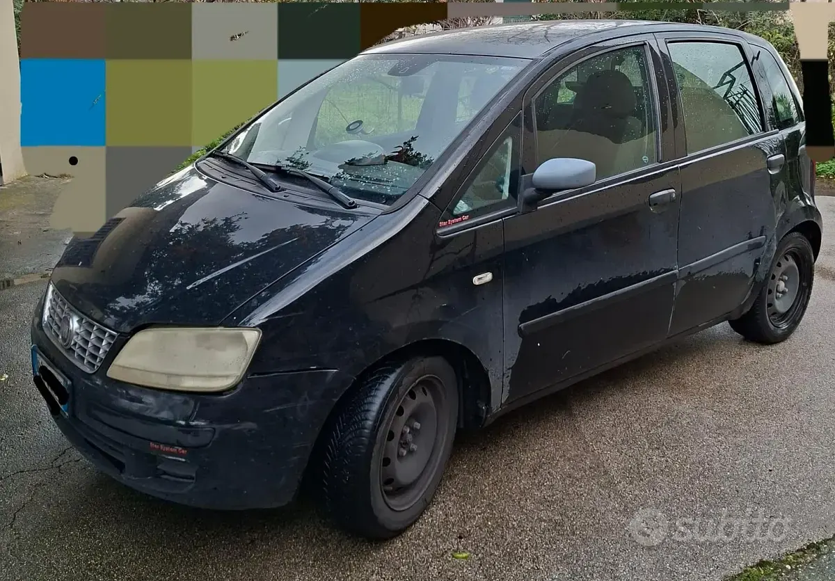 Usata Fiat Idea 80 CV (58 kW) 2008 Nero Monovolume