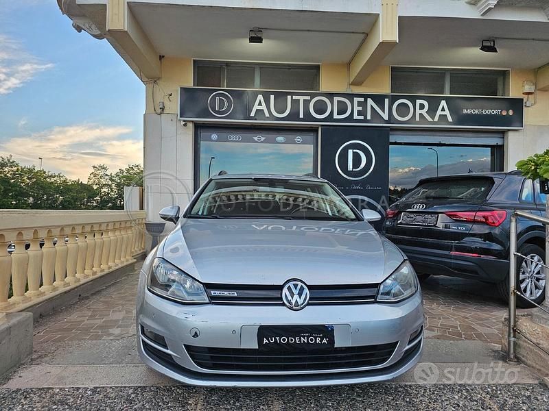 Usata VW Golf VII Comfortline 110 CV (80 kW) 2015 Grigio Station wagon