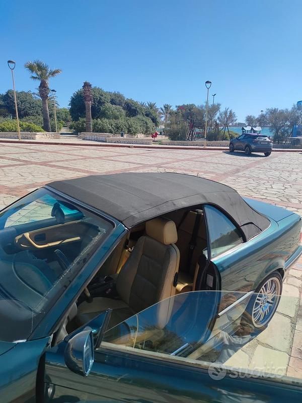 Usata BMW 320 Cabriolet 150 CV (110 kW) 1995 Verde Cabrio