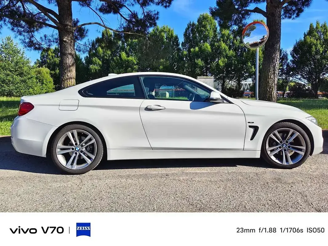 Usata BMW 420 Sport Line 184 CV (135 kW) 2014 Bianco Coupé