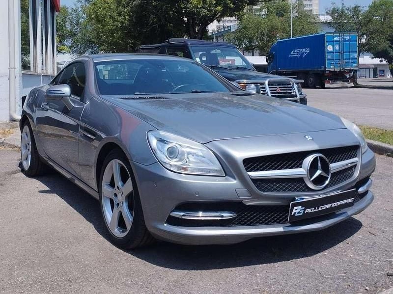 Usata Mercedes SLK200 Premium 184 CV (135 kW) 2015 Argento Cabrio