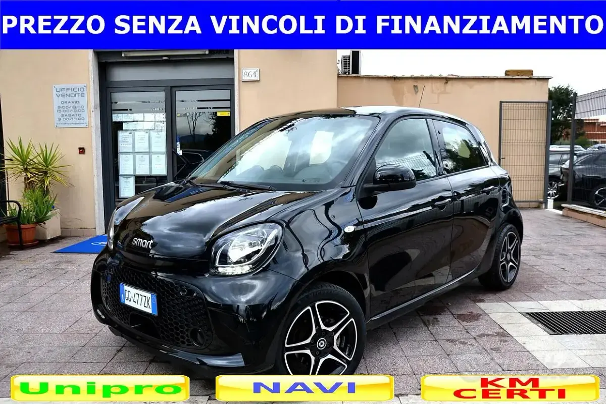 Usata Smart ForFour Electric Drive Pulse 41 kW (56 CV) 2021 Nero Berlina