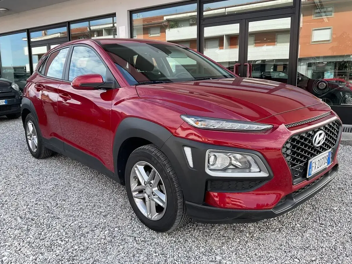 Usata Hyundai Kona Classic 116 CV (85 kW) 2019 Rosso SUV