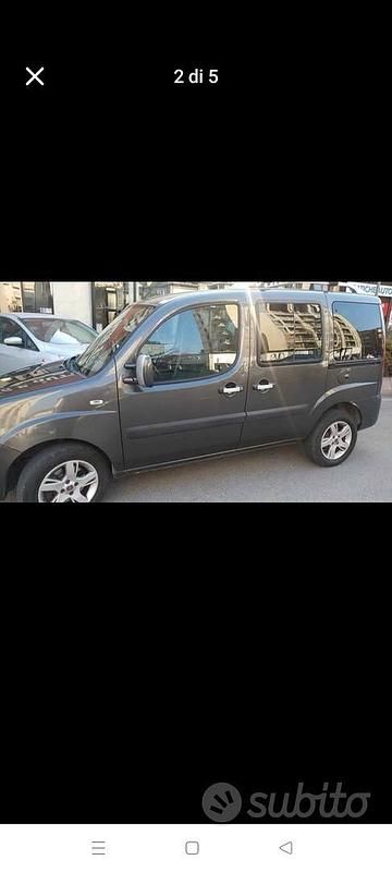 Usata Fiat Doblò 85 CV (62 kW) 2008 Nero Monovolume