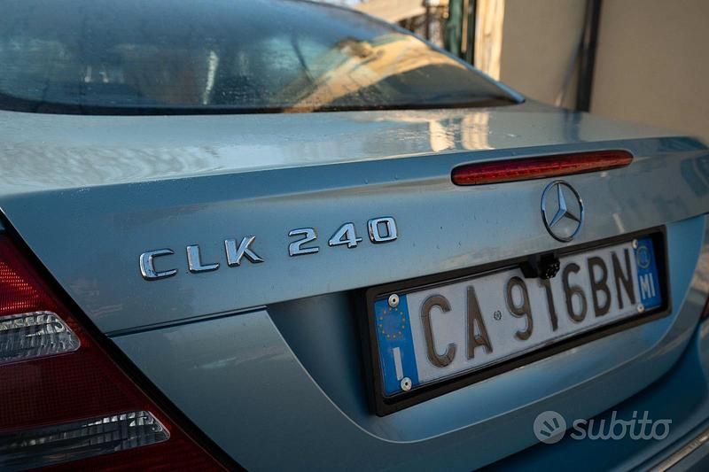 Usata Mercedes CLK240 170 CV (125 kW) 2002 Blu Coupé
