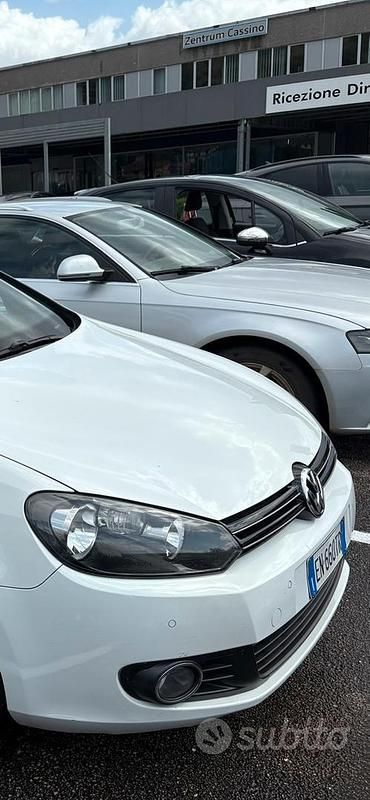 Usata VW Golf Cabriolet 105 CV (77 kW) 2012 Bianco Cabrio
