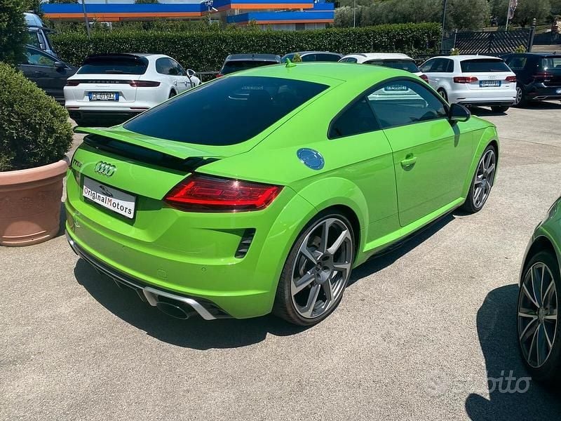 Usata Audi TT RS 400 CV (294 kW) 2021 Verde Coupé