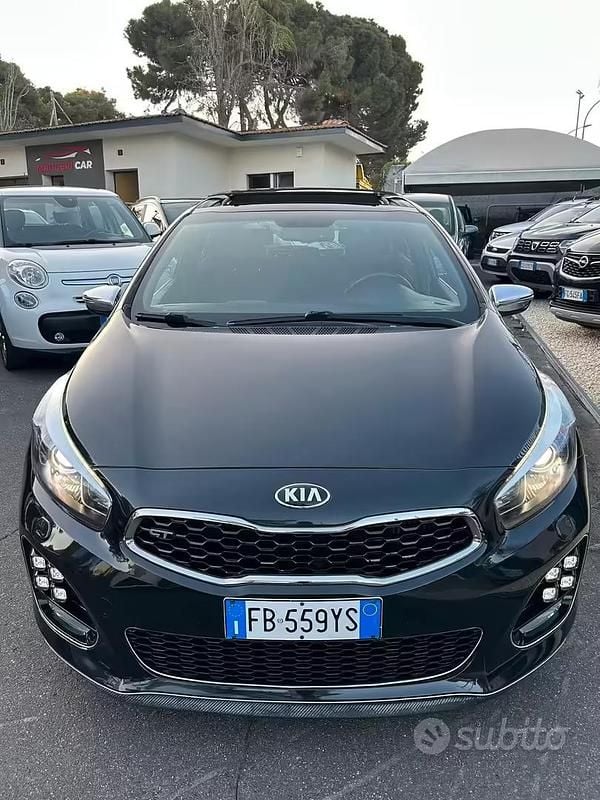 Usata Kia Ceed GT GT-Line 110 CV (80 kW) 2016 Nero Berlina