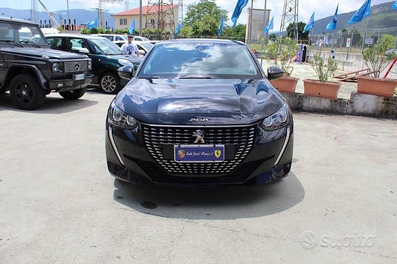 Usata Peugeot 208 Allure 103 CV (75 kW) 2021 Nero Utilitaria