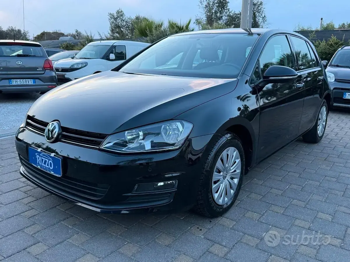 Usata VW Golf VII Comfortline 90 CV (66 kW) 2014 Nero Berlina