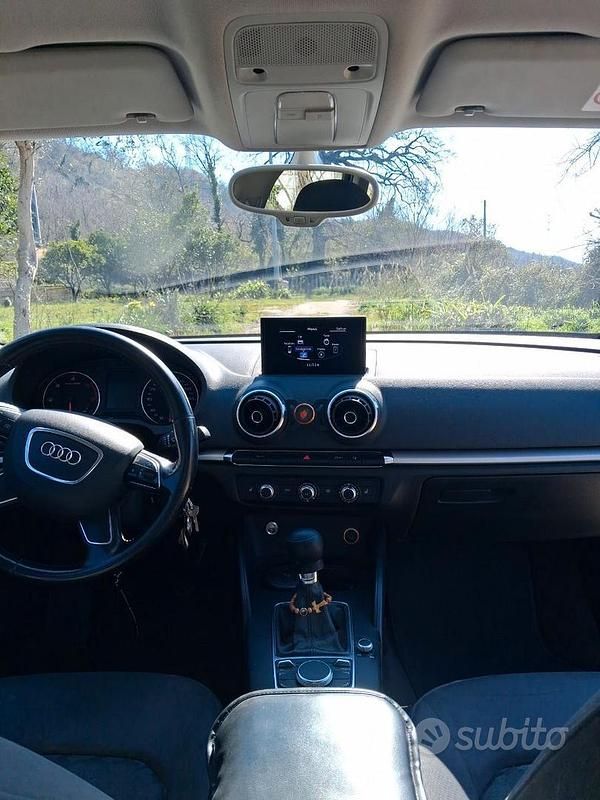 Usata Audi A3 Attraction 110 CV (80 kW) 2014 Nero Berlina