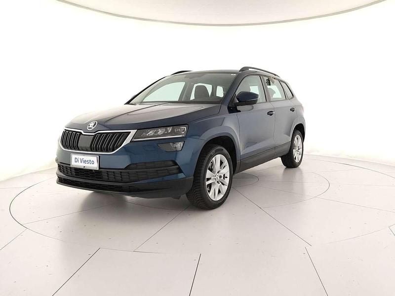 0f blu lava metallizzato Usata 2021 Skoda Karoq Ambition SUV | 20.900 € (Buon prezzo) - Immagine 1/4